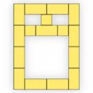 Порядовка топки Мини Печи SAMPO-КД из шамотного кирпича.