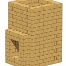 Топка Мини Печи SAMPO из шамотного кирпича.